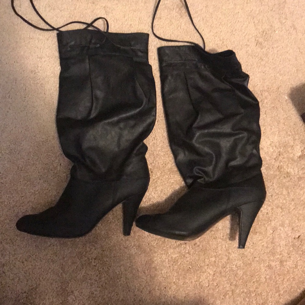 Black boots